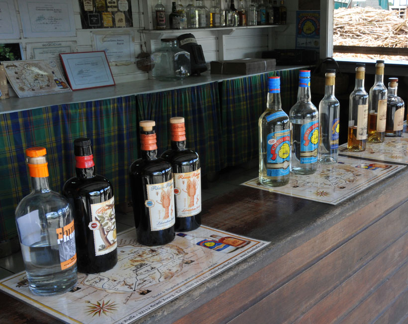 Rhums produits par la Distillerie Bielle Marie-Galante