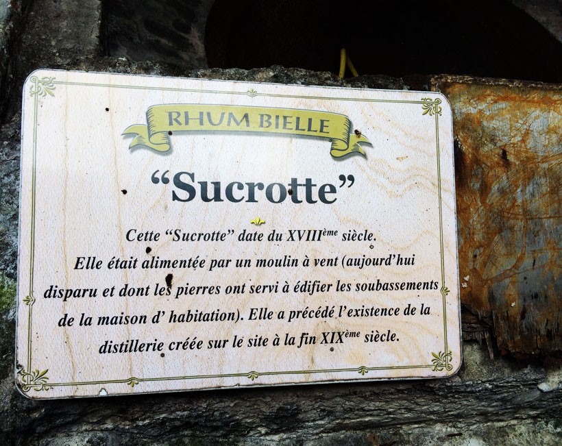 Sucrotte Distillerie Bielle Marie-Galante