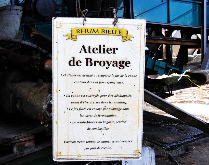 Atelier de boryage Distillerie Bielle Marie-Galante