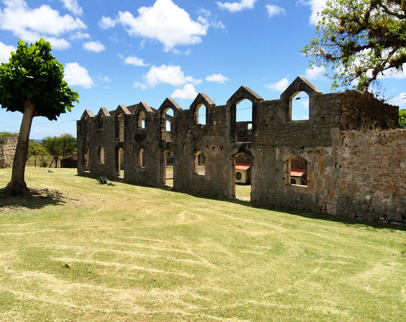 Ruines habitation murat Marie-Galante