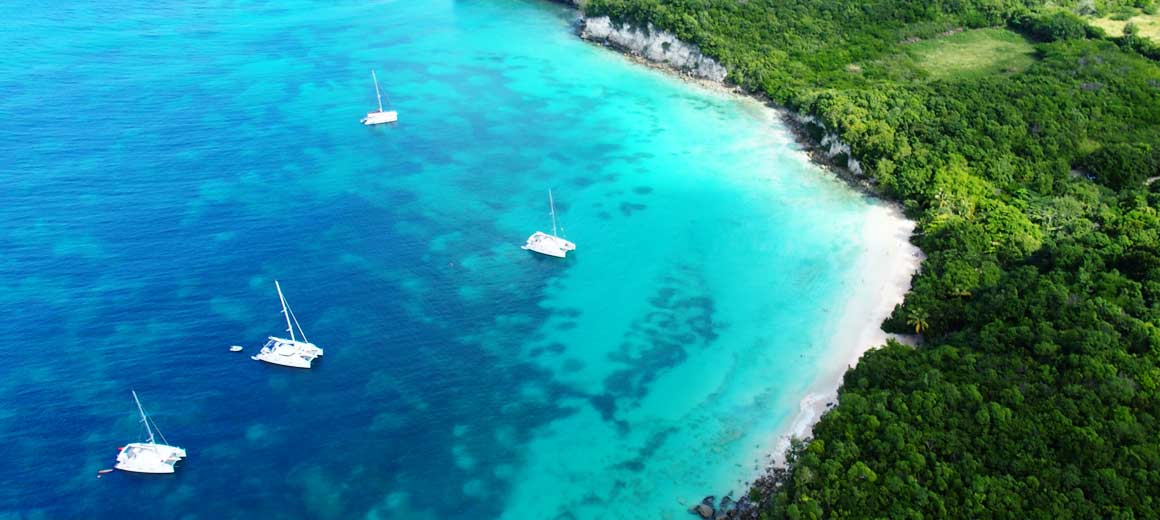 Plage eau turquoise Marie-Galante