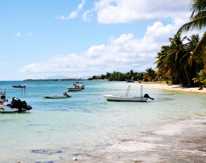 Belle plage de Marie-Galante