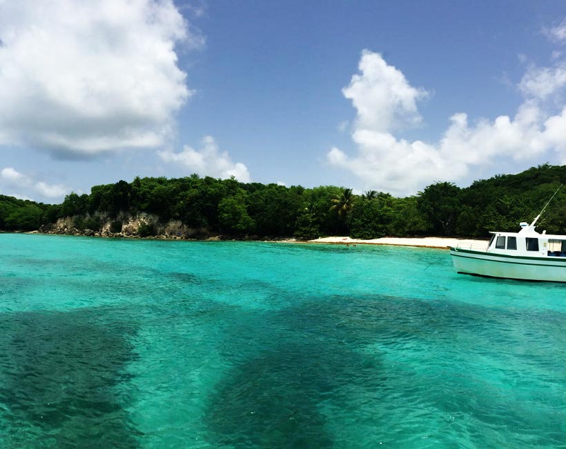 Plage Anse canot Marie-Galante