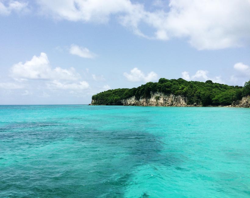 eau cristaline d'Anse Canot Marie-Galante