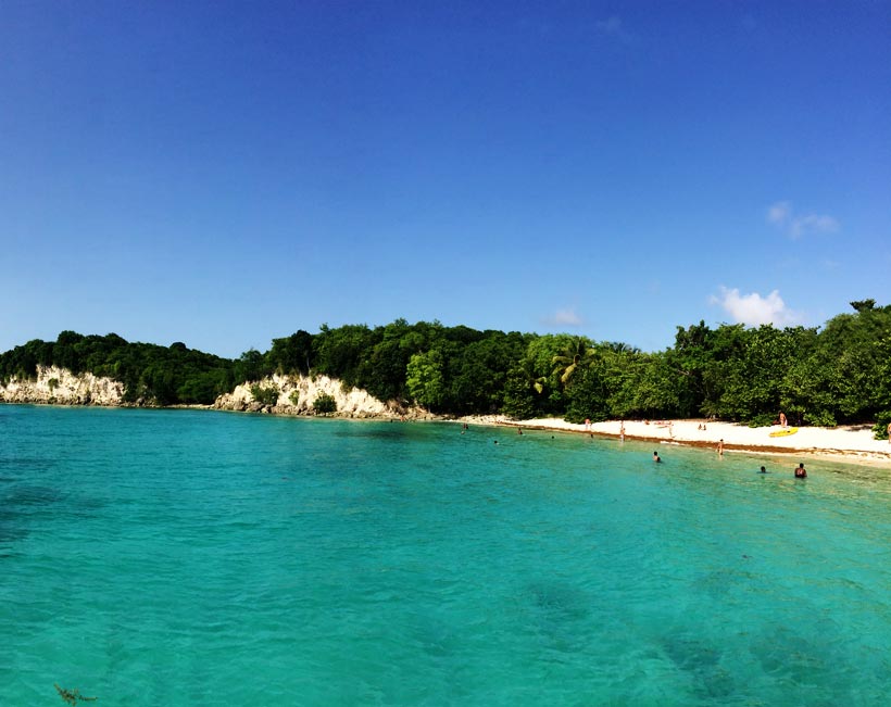 Eau turquoise Anse Canot Marie-Galante