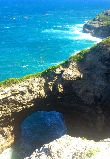 Gueule Grand-Gouffre Site touristique Marie-Galante