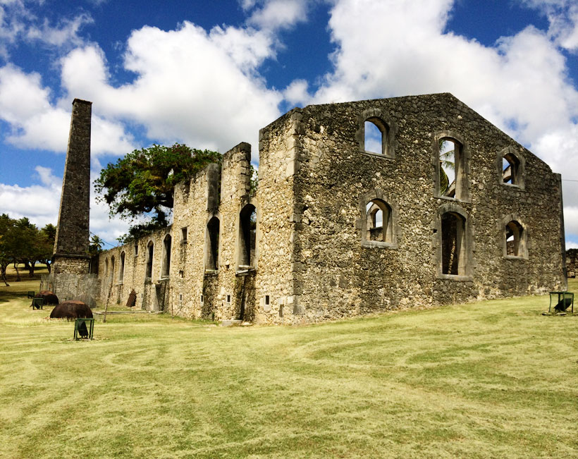 Ruine sucrerie Habitation Murat Marie-Galante