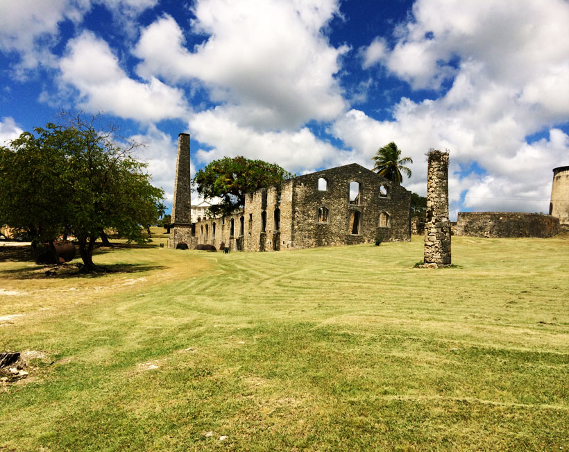 Ruine sucrerie Habitation Murat Marie-Galante