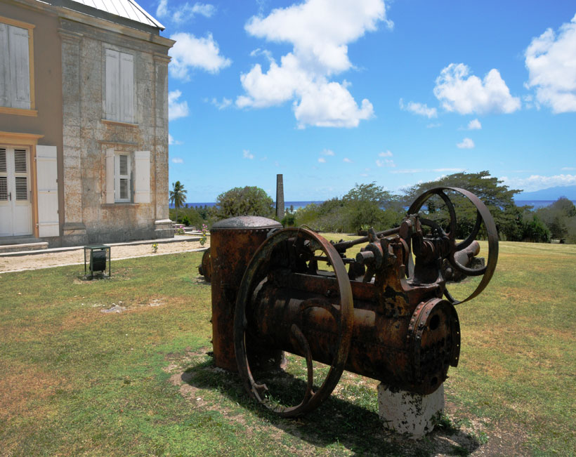 Ancienne machine Habitation Murat Marie-Galante