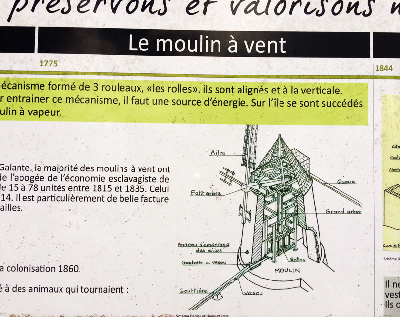 Moulin A vent Habitation Murat Marie-Galante