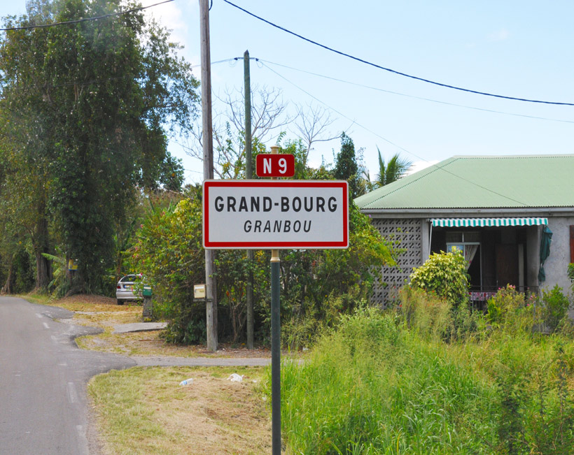 Entrée Grand-Bourg Marie-Galante