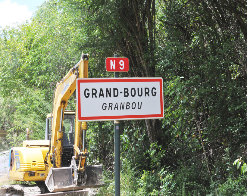 Entrée Grand-Bourg Marie-Galante